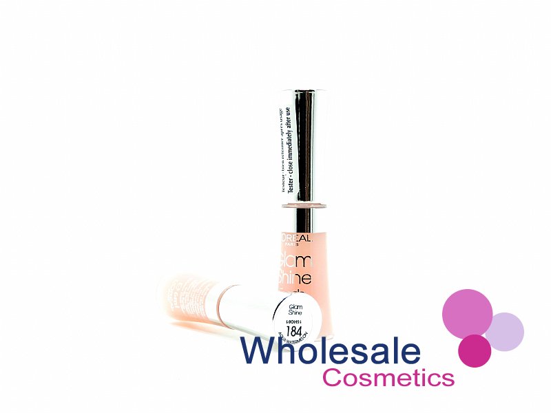 12 x L'Oreal Glam Shine Lip Gloss TESTER STOCK - 184 AQUA WATERMELON