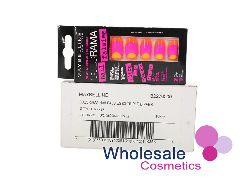 6 x Maybelline Colorama Nail Falsies False Nails - 03 TRIPLE DIPPER