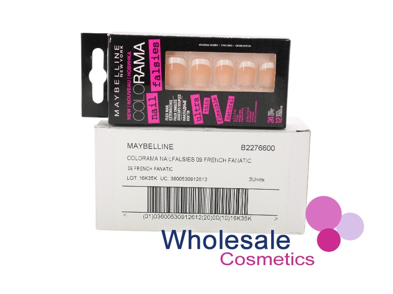 6 x Maybelline Colorama Nail Falsies False Nails - 09 FRENCH FANATIC