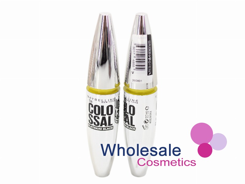 9 x Maybelline The Colossal Platinum Black Mascara