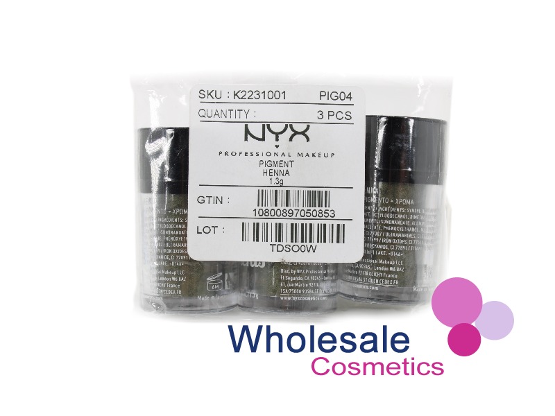 9 x NYX Professional Makeup Pigments Eye Shadow Enhancer - 04 HENNA