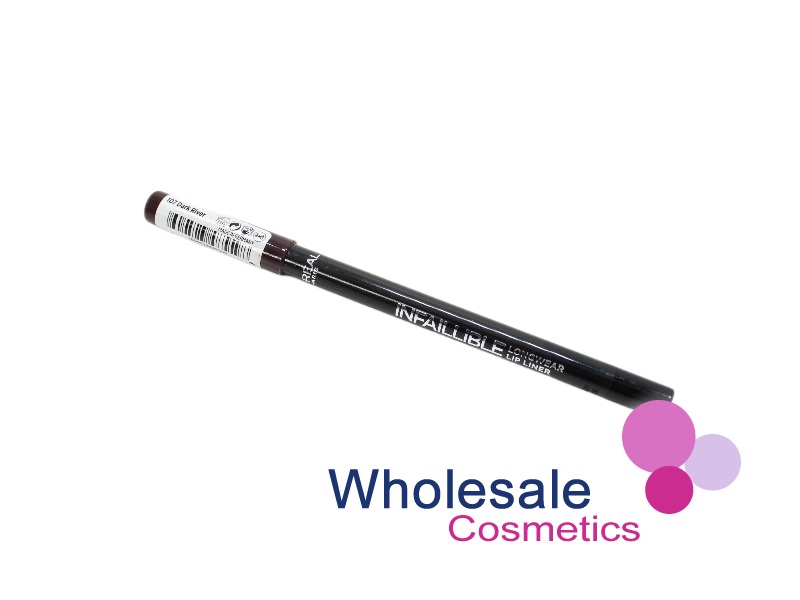 12 x L'Oreal infallible Longwear Lip Liner - 107 DARK RIVER