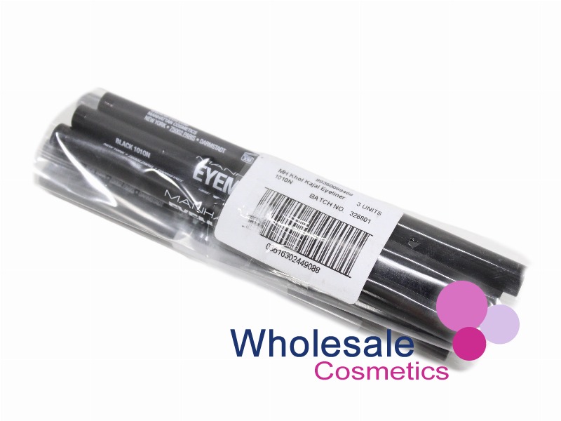 9 x Manhattan Eyemazing Kohl Kajal Eyeliner Pencil - 1010N BLACK