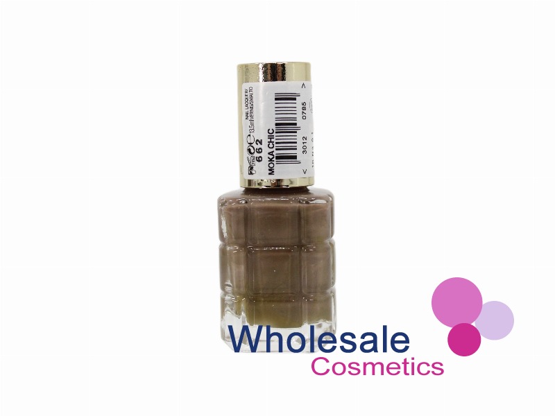 6 x L'Oreal Color Riche Nail Polish - 662 MOKA CHIC