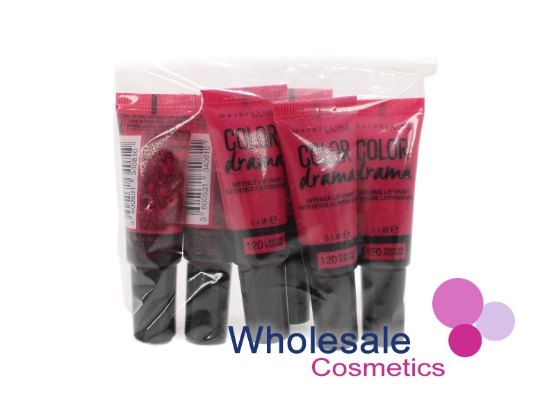 12 x Maybelline Color Drama Intense Lip Paint - 120 FIGHT ME FUCHSIA