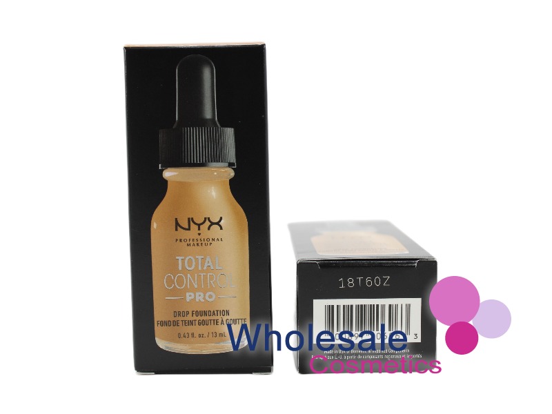 6 x NYX Total Control Drop Pro Foundation - 14 GOLDEN HONEY