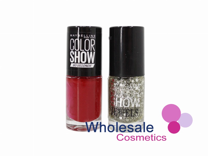 3 x Maybelline Colorshow Duo Nail Polish - SLEIGH BELLS BLING