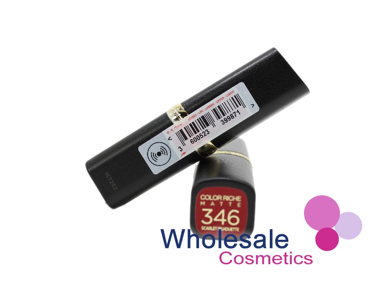 1 x L'Oreal Color Riche Matte Lipsticks - 346 SCARLET SILHOUTE