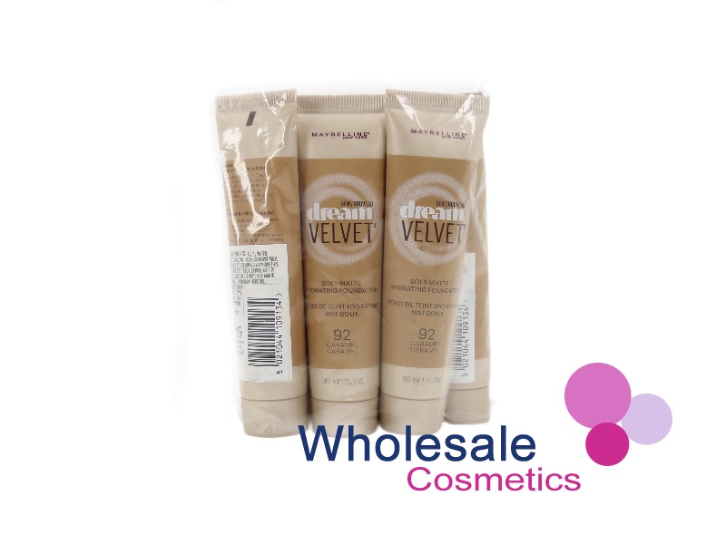 6 x Maybelline Dream Velvet Foundation - 92 CARAMEL