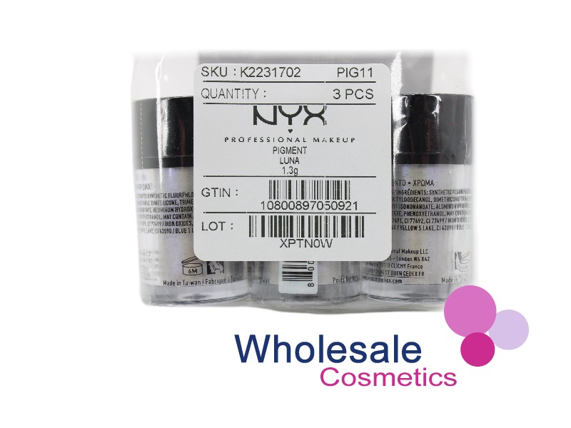 9 x NYX Professional Makeup Pigments Eye Shadow Enhancer - 11 LUNA