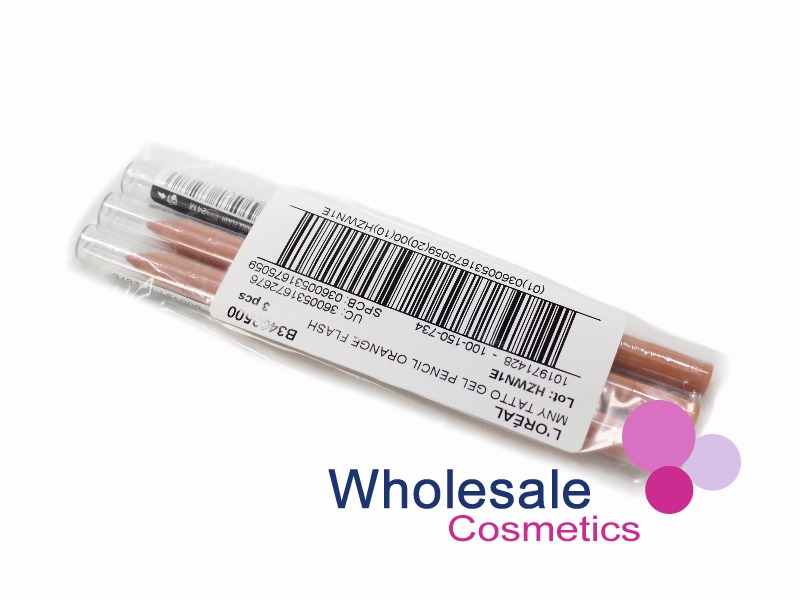 12 x Maybelline Tattoo Liner Gel Pencil - 303 ORANGE FLASH