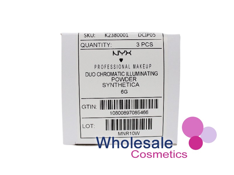 6 x NYX Duo Chromatic Illuminating Powder - 05 SYNTHETICA