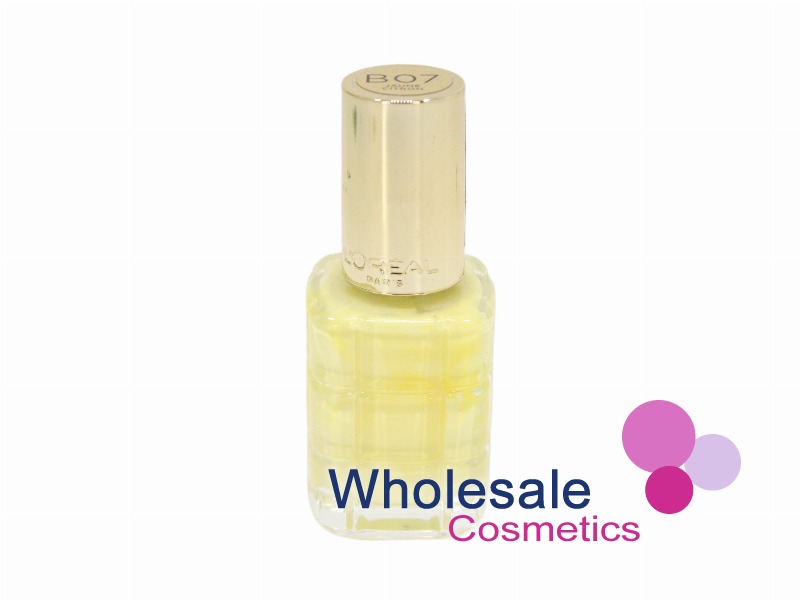 6 x L'Oreal Color Riche Nail Polish - B07 JAUNE CITRON