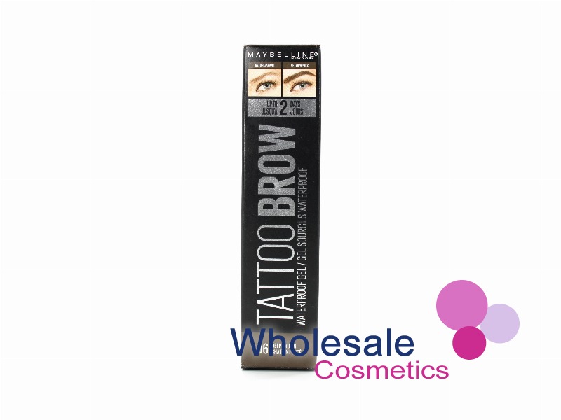 6 x Maybelline Tattoo Brow Waterproof Gel - 06 DEEP BROWN