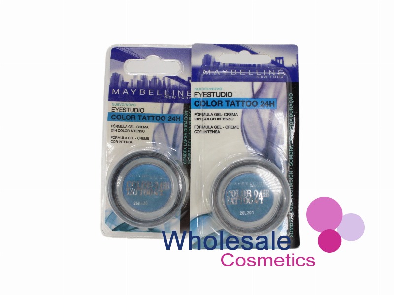 10 x Maybelline 24HR Color Tattoo Eyeshadow - 20 TORQUOISE FOREVER